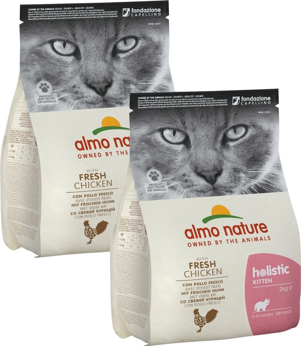 Almo Nature Cat Holistic Kitten – Kattenvoer – 2 X Kip Rijst 2 Kg Holistic 3 Almo Nature Cat Holistic Kitten – Kattenvoer – 2 X Kip Rijst 2 Kg Holistic