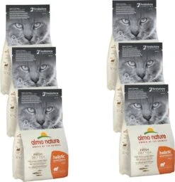 Almo Nature Cat Holistic Adult 400 G – Kattenvoer – 6 X Vis