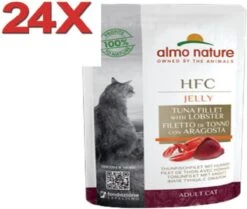 Almo Nature HFC – Kattenvoer – Cuisine Pouch – Tonijnfilet & Kreeft – 24x55gr