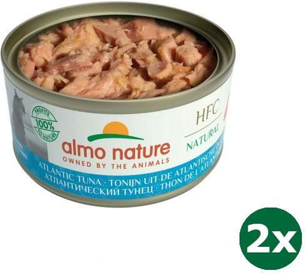 Almo Nature Cat Atlantic Tonijn Kattenvoer 48x 70 Gr 3 Almo Nature Cat Atlantic Tonijn Kattenvoer 48x 70 Gr