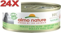 Almo Nature HFC – Kattenvoer Light – Kip & Aloë – 24x70gr