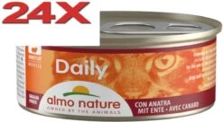Almo Nature Dailymenu – Kattenvoer Blik – Mousse Eend – 24x85gr