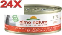 Almo Nature HFC – Kattenvoer – Jelly Zalm & Wortel – 24x70gr