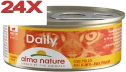 Almo Nature Dailymenu – Kattenvoer Blik – Mousse Kip – 24x85gr
