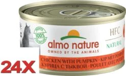 Almo Nature HFC – Kattenvoer – Kip & Pompoen – 24x70g