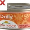 Almo Nature Dailymenu – Kattenvoer Blik – Mousse Zalm – 24x85gr -Happy Pet Verkoop 1200x727