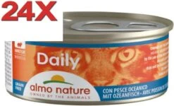 Almo Nature Dailymenu – Kattenvoer Blik – Mousse Oceaanvis – 24x85gr