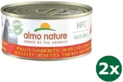 Almo Nature Cat Kip / Garnaal Kattenvoer 48x 70 Gr