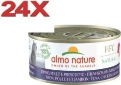 Almo Nature HFC – Kattenvoer – Cuisine Tonijn, Kip & Ham – 24x70gr