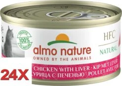 Almo Nature HFC – Kattenvoer – Kip & Lever – 24x70gr