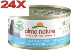 Almo Nature HFC – Kattenvoer – Jelly Gemengde Zeevis – 24x70gr
