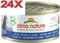 Almo Nature HFC – Kattenvoer – Tonijn & Mosselen – 24x70gr