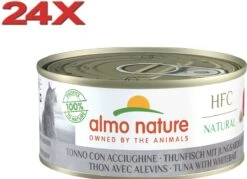Almo Nature HFC – Kattenvoer – Tonijn & Jonge Ansjovis – 24x150gr