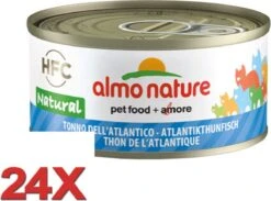 Almo Nature HFC – Kattenvoer – Atlantische Oceaan Tonijn – 24x70gr