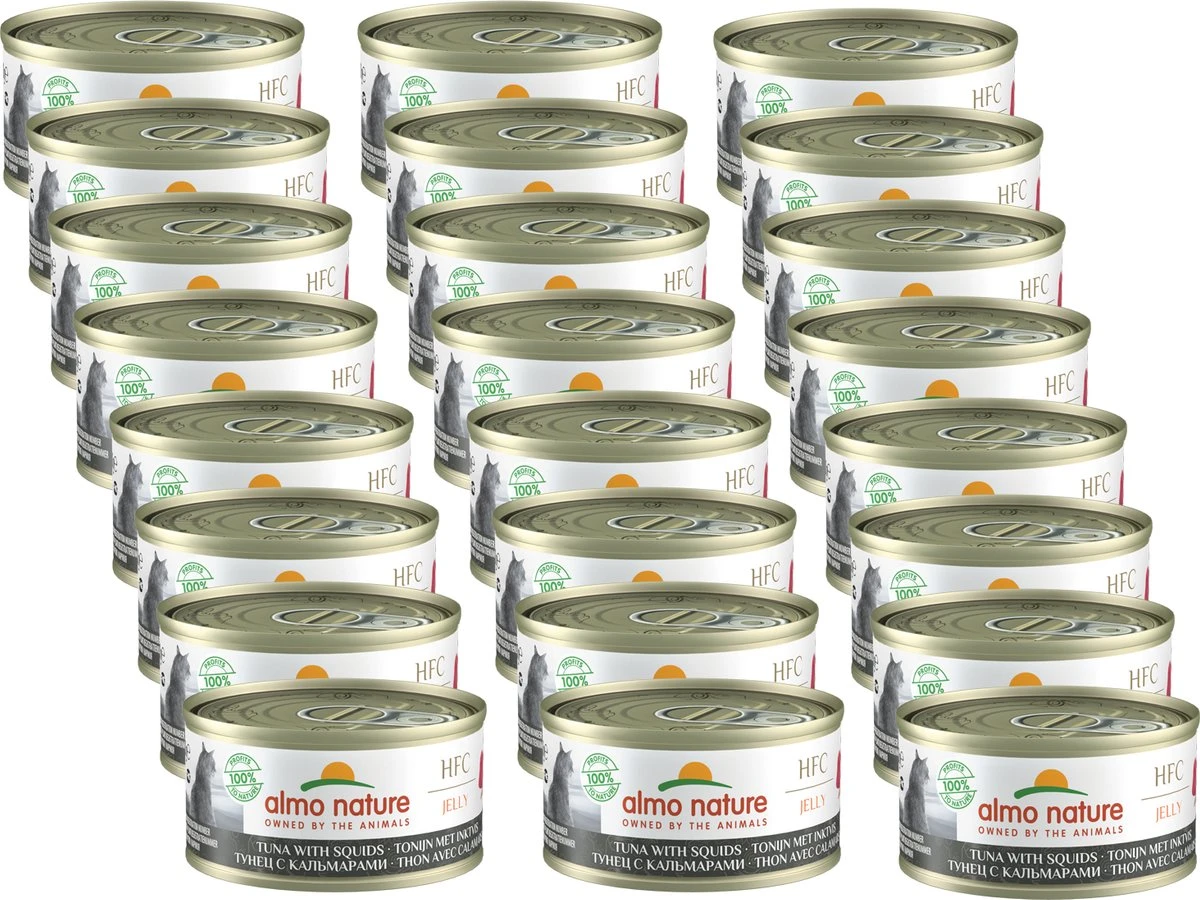 Almo Nature – Tonijn En Pijlinktvis – Kattenvoer – 24 X 70 G 3 Almo Nature – Tonijn En Pijlinktvis – Kattenvoer – 24 X 70 G