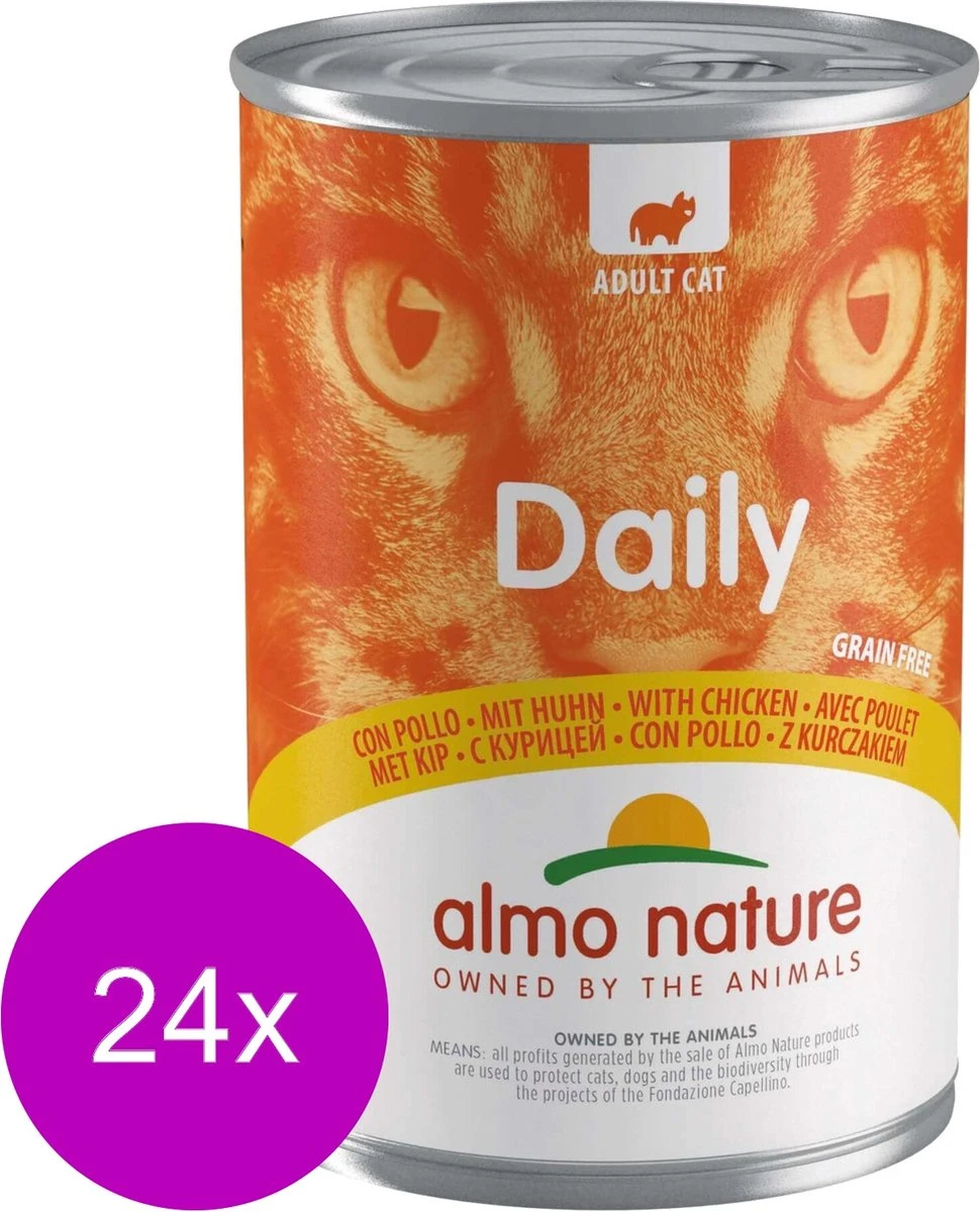 Almo Nature Blik Adult Cat Daily Menu 400 G – Kattenvoer – 24 X Kip 3 Almo Nature Blik Adult Cat Daily Menu 400 G – Kattenvoer – 24 X Kip