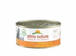 Almo Nature Anti-Haarbal Natvoer Voor Katten - HFC Jelly - 24 X 150g - Verse Kip Of Tonijn