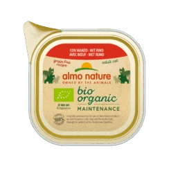 Almo Nature - Bio Organic Natvoer Voor Katten - Rund, Kip, Zalm, Kalkoen - Graanvrij - Glutenvrij - 19 X 85g -Happy Pet Verkoop almo nature almo nature bio organic natvoer voor k 2