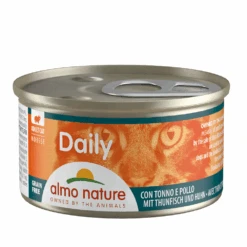 Almo Nature Natvoer Voor Katten - Daily Menu Mousse & Blokjes - Glutenvrij - Graanvrij - 24 X 85g -Happy Pet Verkoop almo nature almo nature natvoer voor katten daily 10