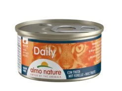 Almo Nature Natvoer Voor Katten - Daily Menu Mousse & Blokjes - Glutenvrij - Graanvrij - 24 X 85g -Happy Pet Verkoop almo nature almo nature natvoer voor katten daily 3