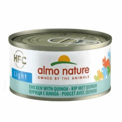 Almo Nature Natvoer Voor Katten Met Minder Vet En Meer Vezels - HFC Light - 24 X 70g - Verkrijgbaar In 4 Smaken