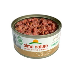 Almo Nature Cat - HFC 70 Natural - Kattenvoer - Blik - Kalfsvlees -Happy Pet Verkoop almo nature classic kalfsvlees 24x70g 2