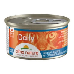 Almo Nature Daily Menu Mousse Kattenvoer – Blik – Oceaanvis – 24 X 85 G