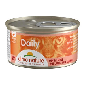 Almo Nature Daily Menu Mousse Kattenvoer – Blik – Zalm – 24 X 85 G
