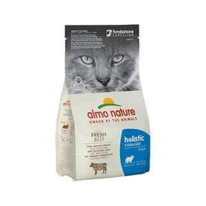 Almo Nature Sterilised Kattenvoer – Rundvlees En Rijst – 2 Kg