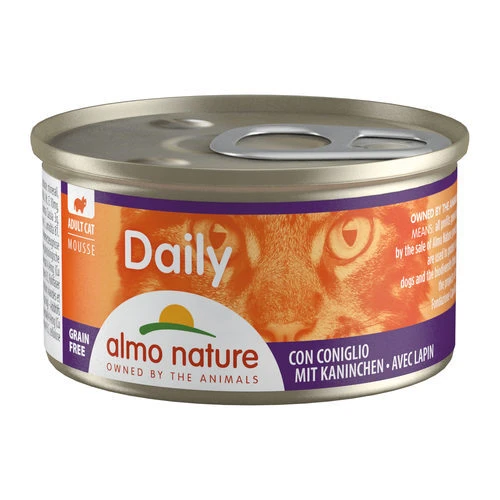 Almo Nature Daily Menu Mousse Kattenvoer - Blik - Konijn - Afbeelding 2