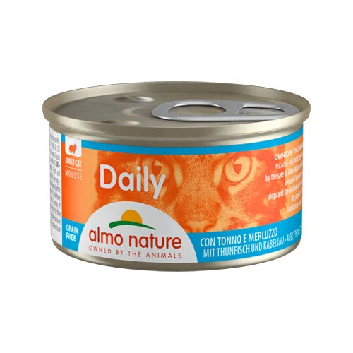 Almo Nature Daily Menu Mousse Kattenvoer - Blik - Tonijn En Kabeljauw - Afbeelding 2