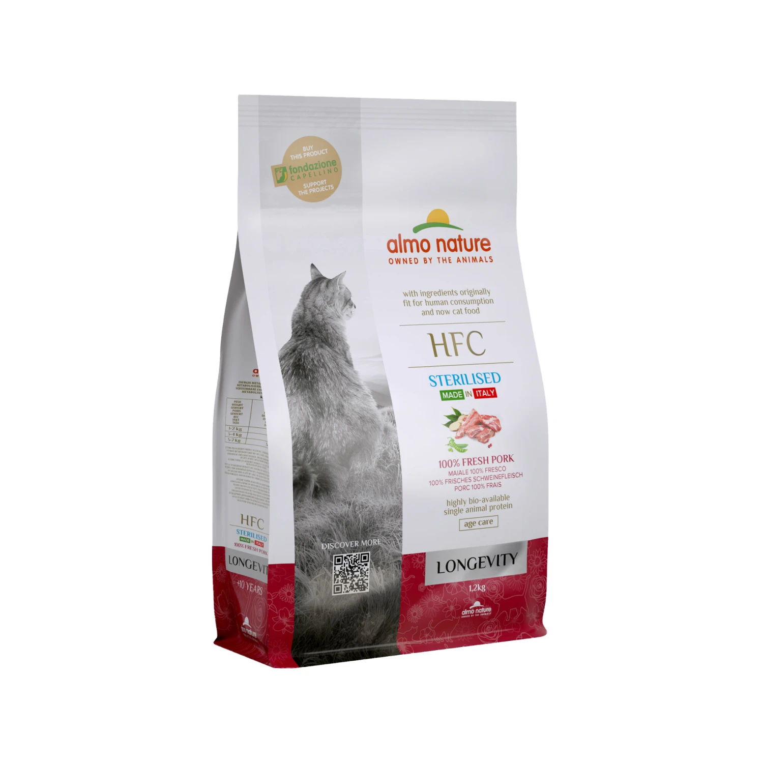 Almo Nature HFC Longevity Sterilised Kattenvoer - Varkensvlees 6 Almo Nature HFC Longevity Sterilised Kattenvoer - Varkensvlees - Afbeelding 4