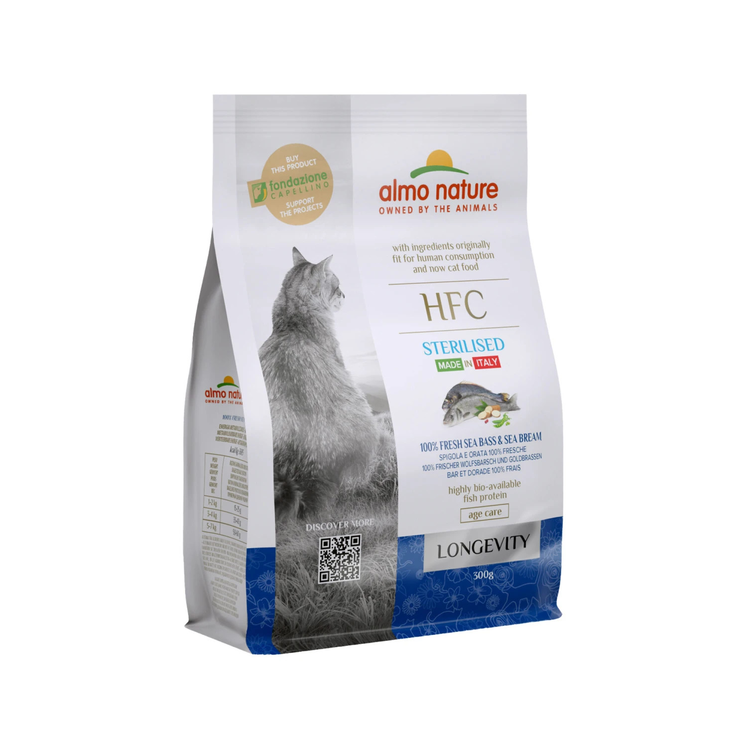Almo Nature HFC Longevity Sterilised Kattenvoer - Zeebaars & Zeebrasem 5 Almo Nature HFC Longevity Sterilised Kattenvoer - Zeebaars & Zeebrasem - Afbeelding 3