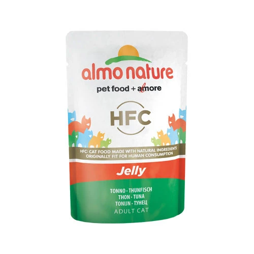 Almo Nature HFC Jelly Kattenvoer - Maaltijdzakje - Tonijn 3 Almo Nature HFC Jelly Kattenvoer - Maaltijdzakje - Tonijn