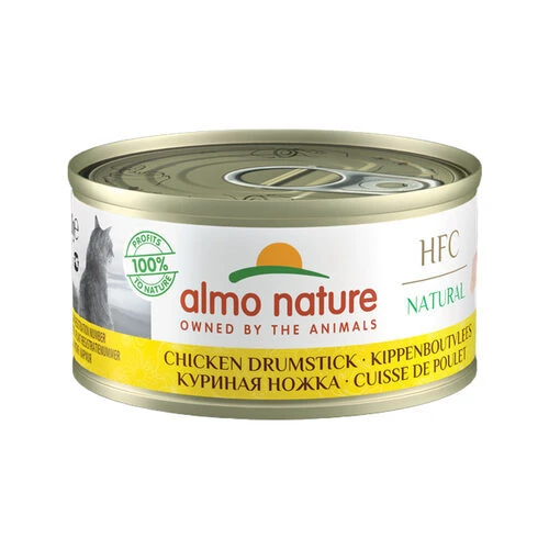 Almo Nature HFC 70 Natural Kattenvoer - Blik - Kippenboutvlees 4 Almo Nature HFC 70 Natural Kattenvoer - Blik - Kippenboutvlees - Afbeelding 2